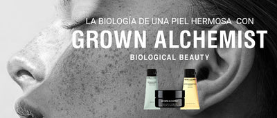 La biología de una piel hermosa con Grown Alchemist