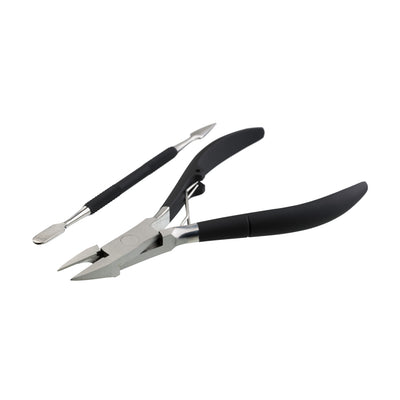 Toenail Clipper & Cuticle Pusher Soft Touch