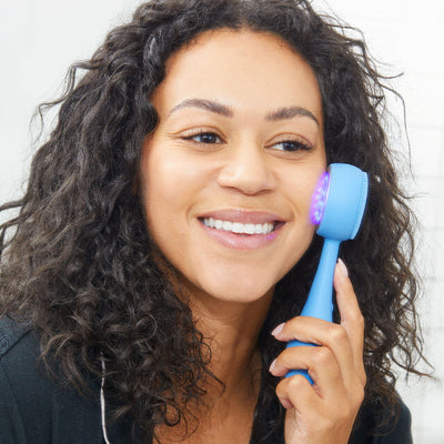 PMD Clean Acne Smart Facial Cleansing Device Carolina Blue