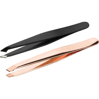 Pointed-Slant & Slant Tweezers Rose Gold