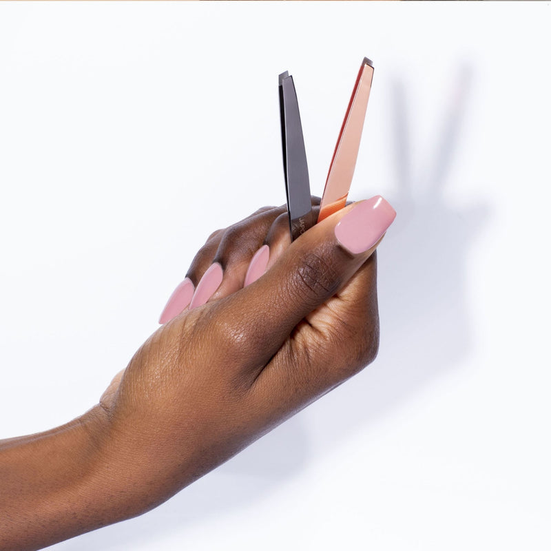 Pointed-Slant & Slant Tweezers Rose Gold