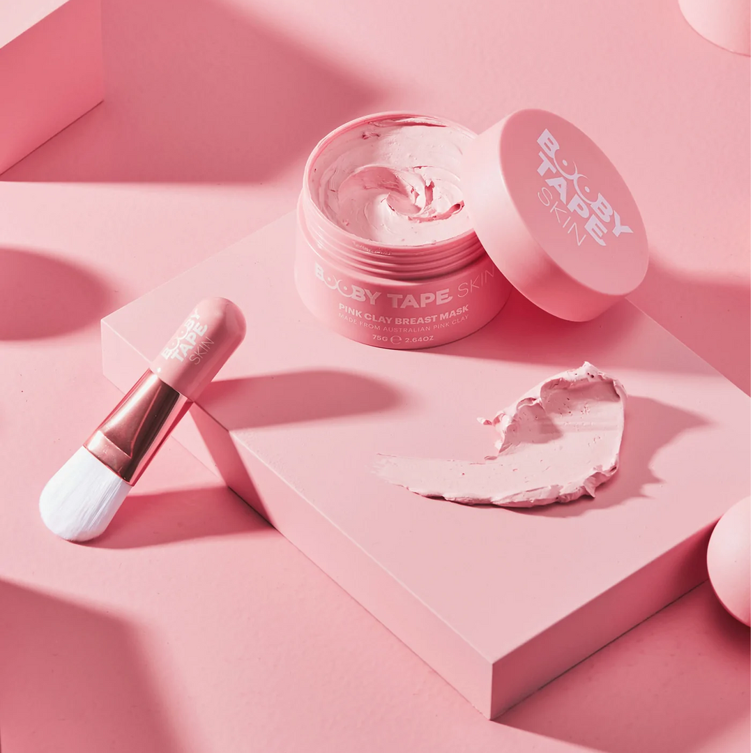 Booby Tape Skin Pink Clay Breast Mask 2.6oz Booby Tape Skin Pink Clay Breast Mask 2.6oz